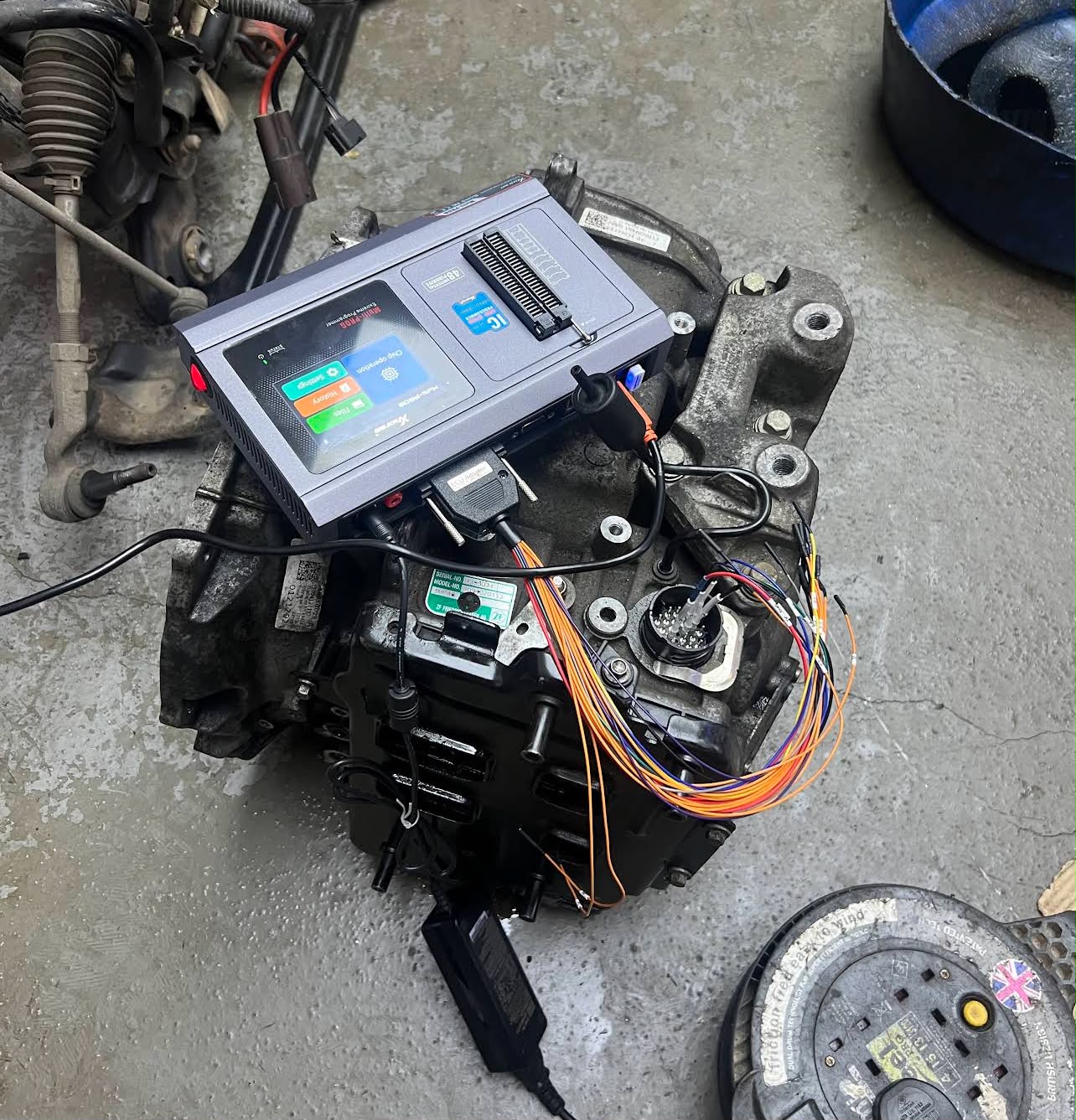 ZF gearbox TCM cloning with bench programmer