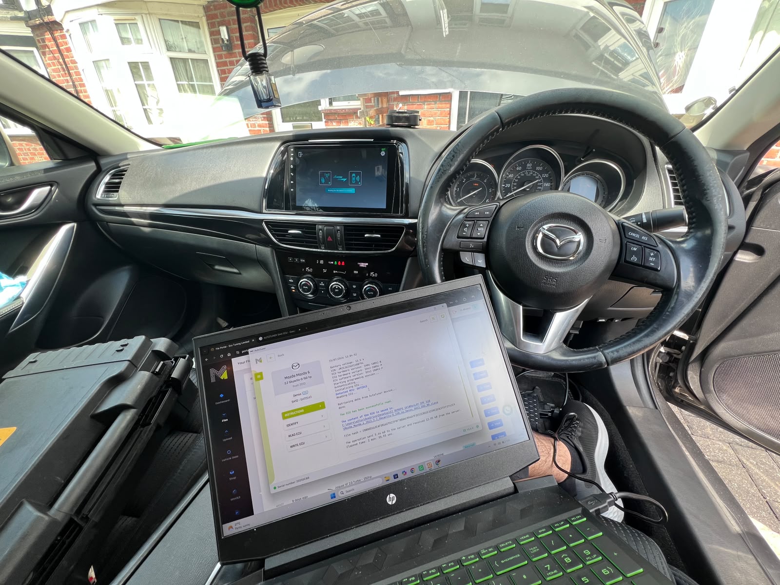 Mazda 6 Skyactiv-D driveway ECU read